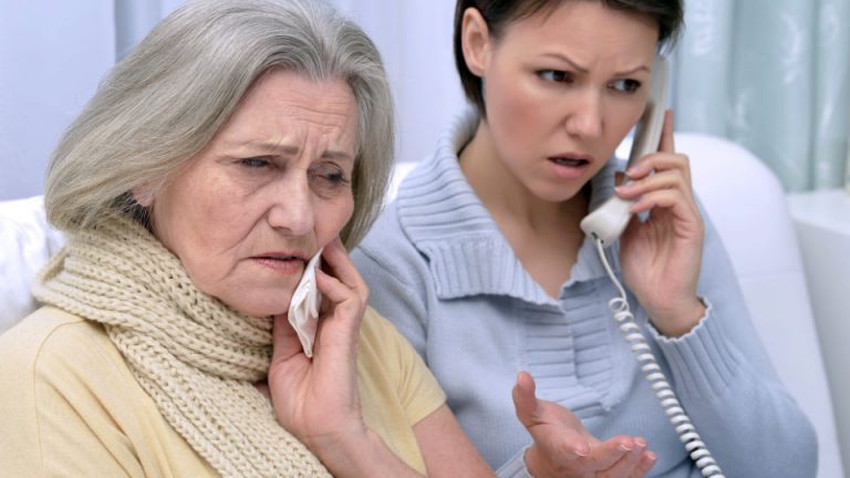 Advice for Families and Caregivers of Seniors with the Flu