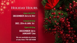 Health Force of Georgia Holiday Hours